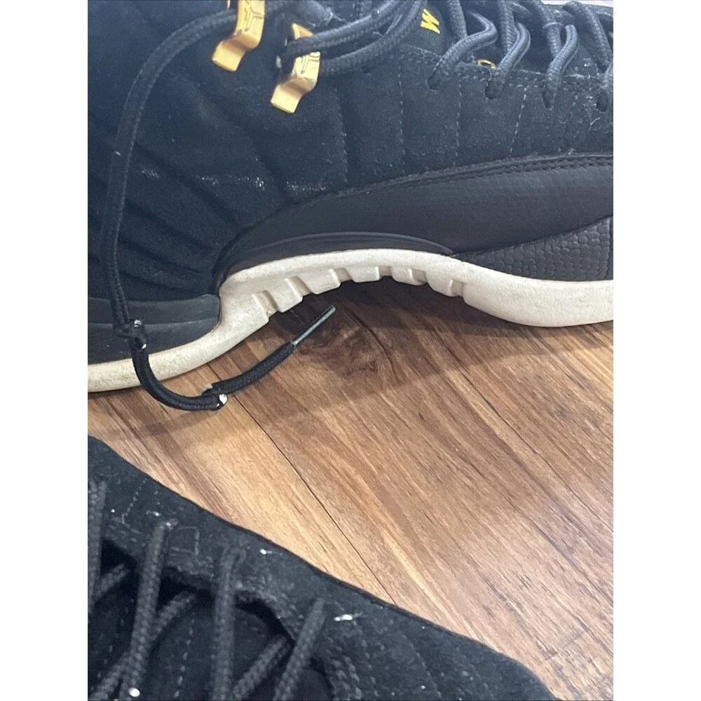 Nike Air Jordan 12 Retro Reverse Taxi 2019 Black Gold 130690-017 Men’s 11.5